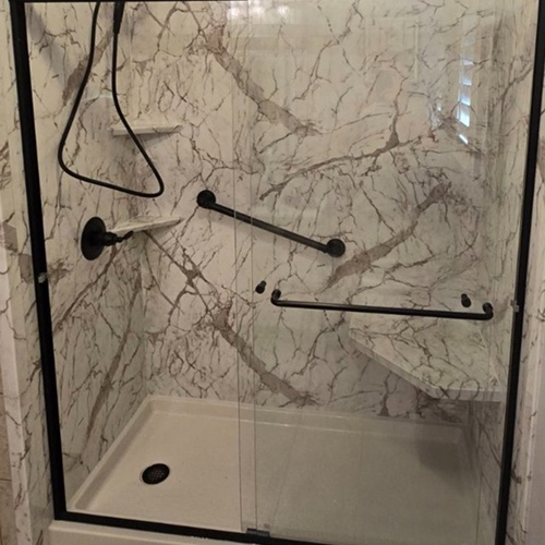 Tub-to-Shower Conversion